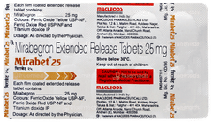 Mirabet 25 Tablet 10 Mirabet 25 Tablet 10