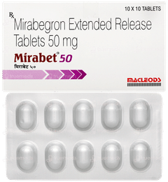 Mirabet 50 Tablet 10