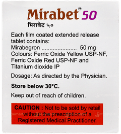 Mirabet 50 Tablet 10 Mirabet 50 Tablet 10