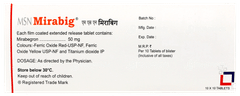 Mirabig 50 Tablet 10 Mirabig 50 Tablet 10
