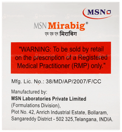 Mirabig 50 Tablet 10 Mirabig 50 Tablet 10