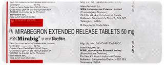 Mirabig 50 Tablet 10