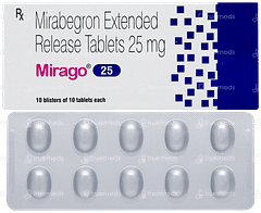 Mirago 25 Tablet 10