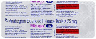 Mirago 25 Tablet 10