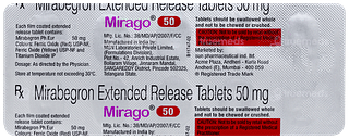 Mirago 50 Tablet 10