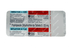 Mirator 0.125 Tablet 10 Mirator 0.125 Tablet 10
