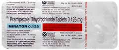 Mirator 0.125 Tablet 10 Mirator 0.125 Tablet 10