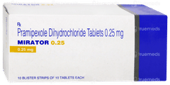 Mirator 0.25 Tablet 10 Mirator 0.25 Tablet 10