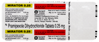 Mirator 0.25 Tablet 10