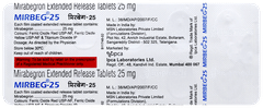 Mirbeg 25 Tablet 10