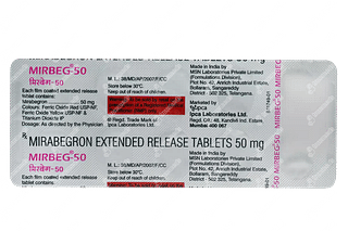 Mirbeg 50 Tablet 10