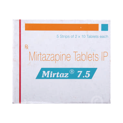 Mirtaz 7.5 Tablet 10