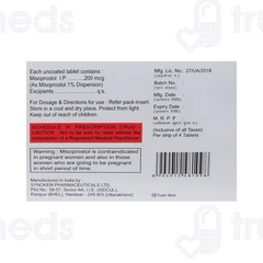 Miso Gyn 200 MCG Tablet 4