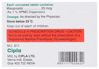 Misoprost 25 Tablet 4