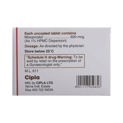 Misoprost 600 Tablet 1