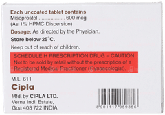 Misoprost 600 Tablet 1
