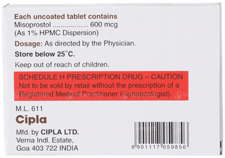 Misoprost 600 Tablet 1