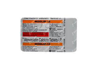 Modlip 10 MG Tablet 15