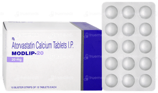 Modlip 20 Tablet 15