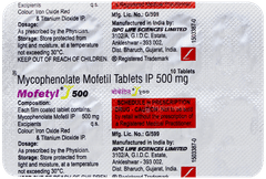 Mofetyl 500 Tablet 10