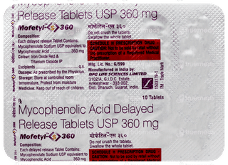 Mofetyl S 360 Tablet 10