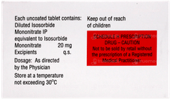 Mono Isordil 20 Tablet 10 Mono Isordil 20 Tablet 10