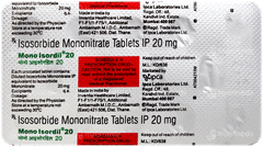 Mono Isordil 20 Tablet 10 Mono Isordil 20 Tablet 10