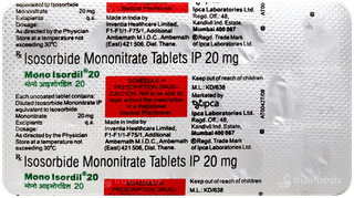 Mono Isordil 20 Tablet 10