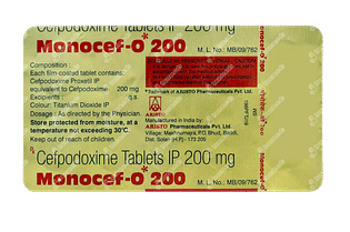 Monocef O 200 Tablet 10