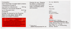Monocef O Cv Dt Tablet 10