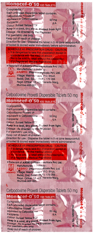 Monocef O 50 Kid Tablet 10