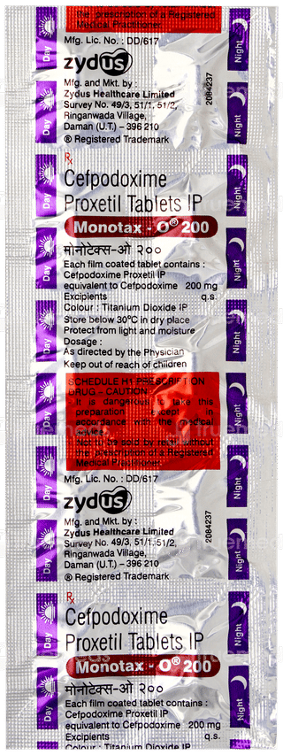 Monotax O 200 Tablet 10