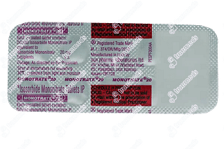 Monotrate 20 MG Tablet 10