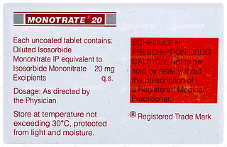 Monotrate 20 Tablet 10