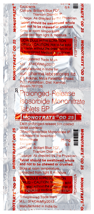 Monotrate Od 25 Tablet 10