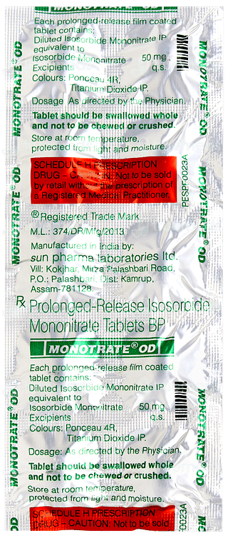Monotrate Od Tablet 10