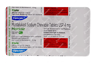 Montair 4 MG Chewable Tablet 15