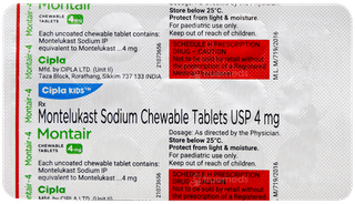 Montair 4mg Chewable Tablet 15