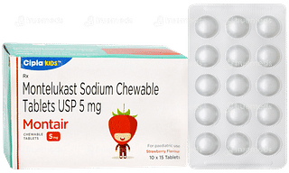 Montair 5mg Strawberry Flavour Chewable Tablet 15