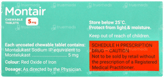 Montair 5mg Strawberry Flavour Chewable Tablet 15