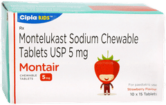Montair 5mg Strawberry Flavour Chewable Tablet 15