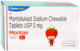 Montair 5mg Strawberry Flavour Chewable Tablet 15