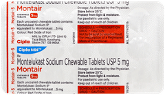 Montair 5mg Strawberry Flavour Chewable Tablet 15