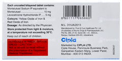 Montecip Lc Tablet 10