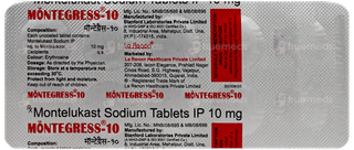 Montegress 10 Tablet 10