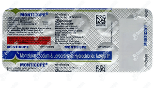 Monticope 10/5 MG Tablet 10