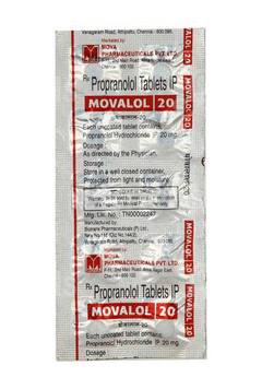 Movalol 20 Mg Tablet 10
