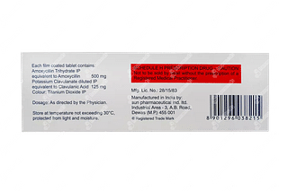 Mox Cv 500/125 MG Tablet 10