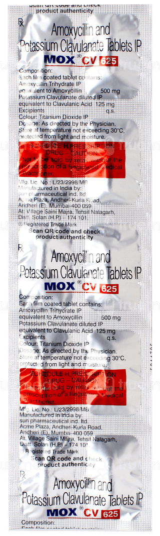Mox Cv 625 Tablet 10