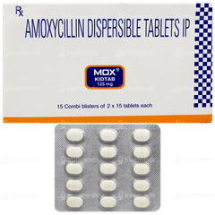 Mox 125Mg Kidtab 15